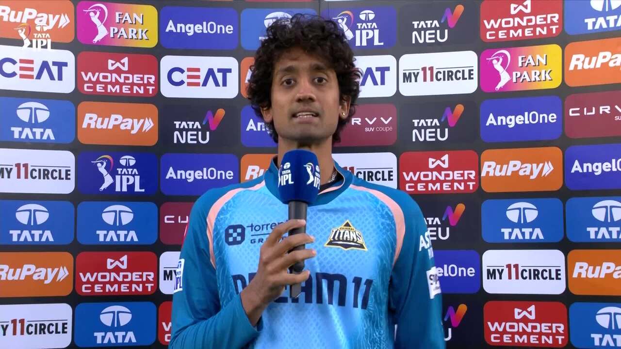 IPL 2025 M09: GT vs MI - Sai Kishore Interview