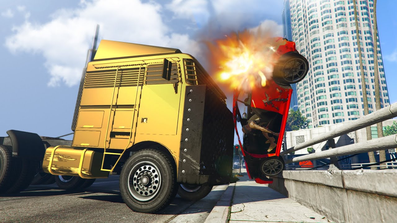 THIS VEHICLE IS A LOT STRONGER THAN I THOUGHT! *MOC TROLLING!* | GTA 5 THUG LIFE #502 backdrop
