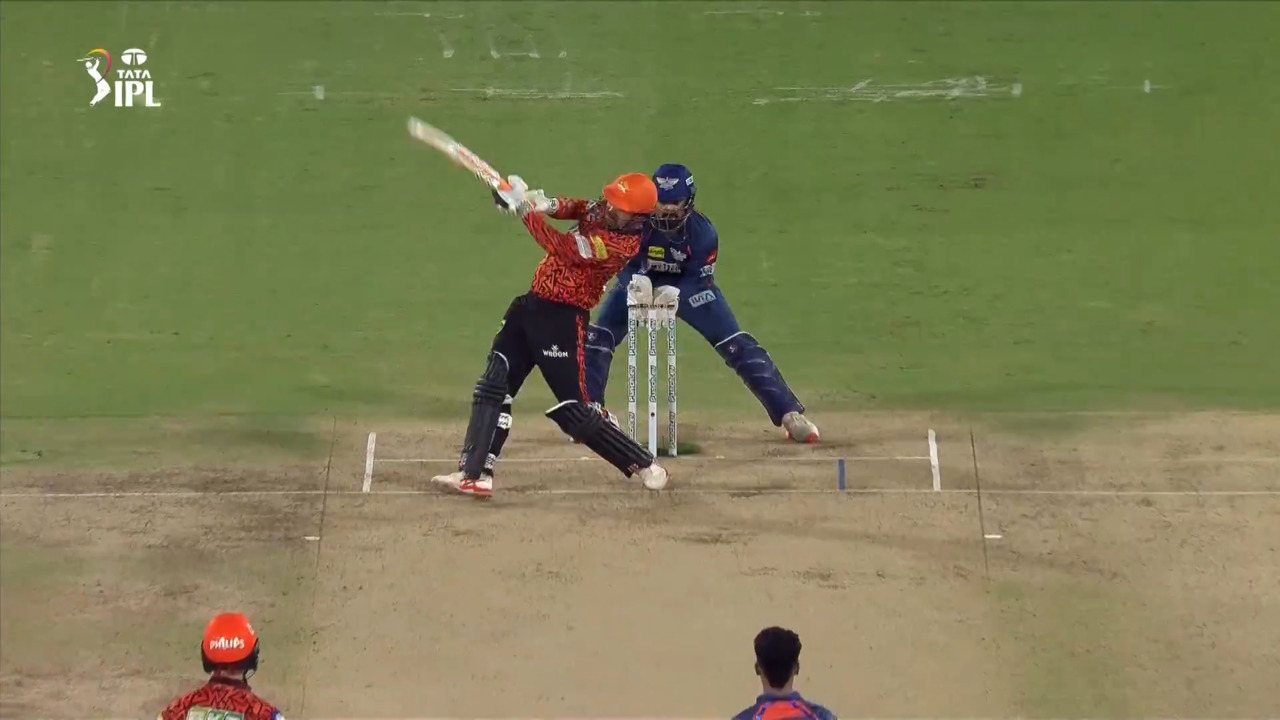 M57: SRH vs LSG – Travis Head Six