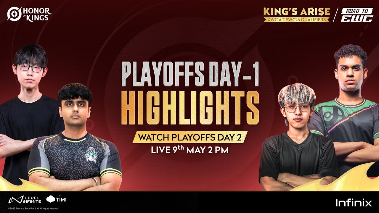 KWC 2026 India Qualifiers | Playoffs Day 1 Highlights | Best Clutches & Top Moments π₯π