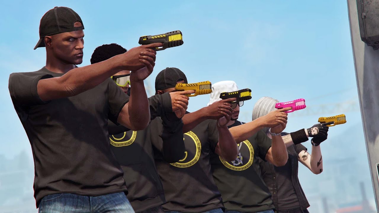 STUN GUN SQAUD! *STUN GUN TROLLING!* | GTA 5 THUG LIFE #477