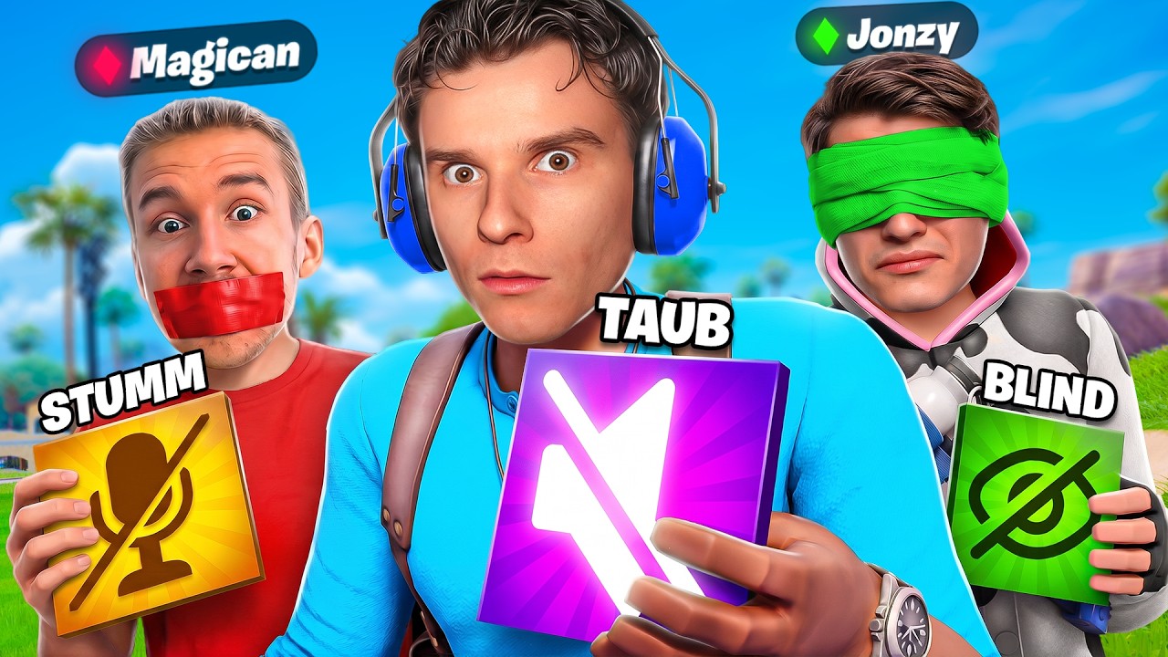 BLIND, TAUB, STUMM CHALLENGE.. 🤣