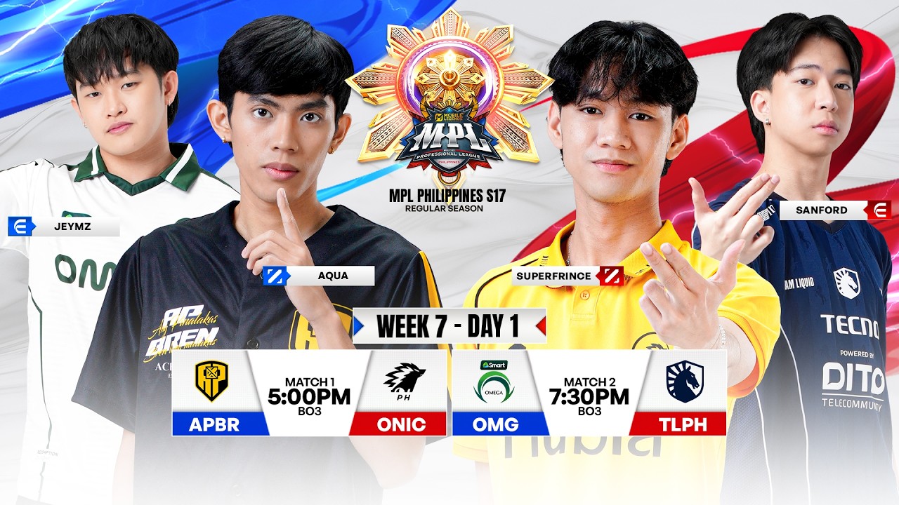 🔴 LIVE | MPL PH S17 | ENGLISH - Week 7 Day 1