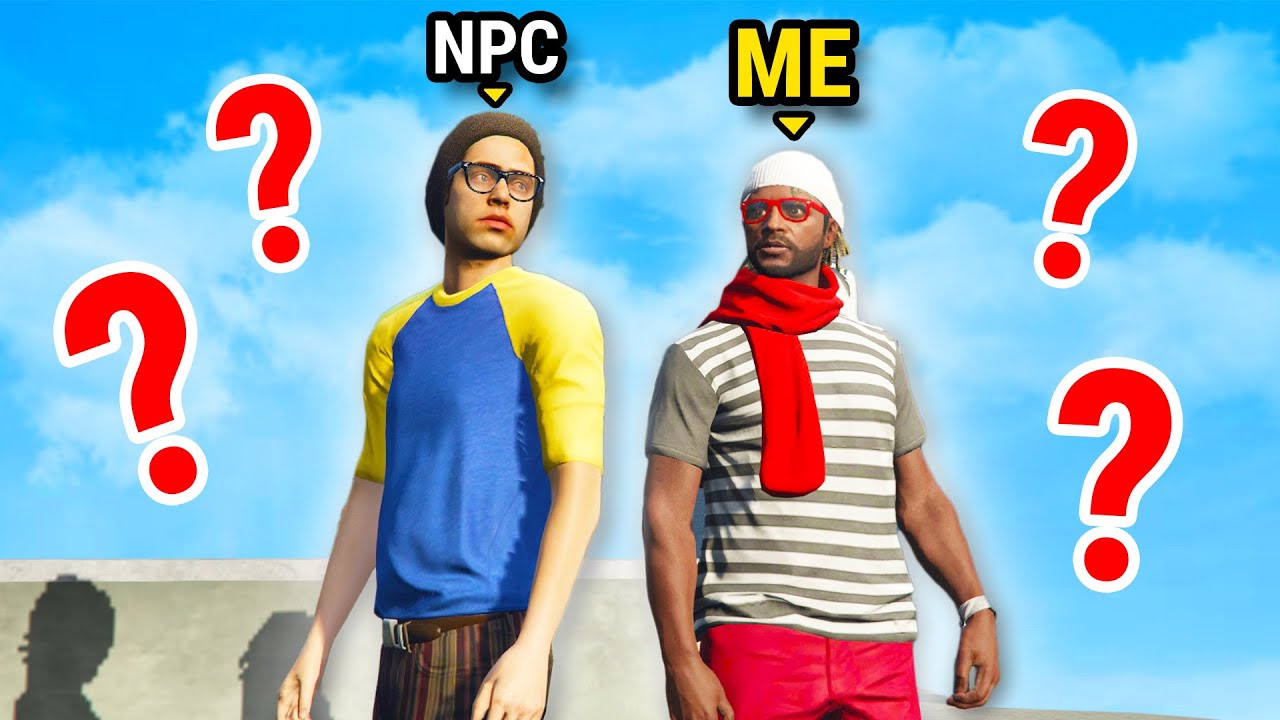 TROLLING PEOPLE AS A FAKE NPC! | GTA 5 THUG LIFE #512 background