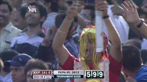 M69: KXIP vs MI – Manan Vohra Six