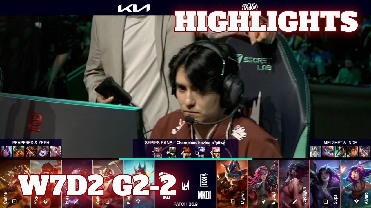 KC vs MKOI - Game 2 Highlights | Week 7 Day 2 LEC Spring 2026 | Karmine Corp vs Movistar KOI G2 W7D2 background