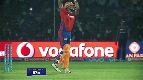 M51: GL vs KKR – Suresh Raina Six background