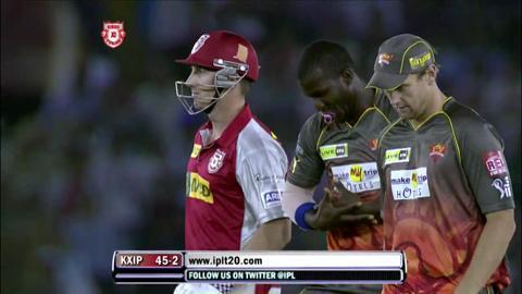 M59: KXIP vs SRH – Shaun Marsh Wicket