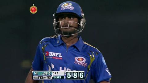 Match 62 RCB vs MI – Rayudu's 3rd Six background