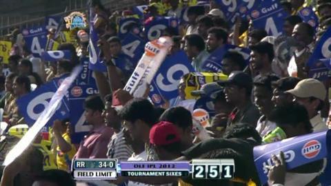 Match 26 CSK vs RR – Dravid's Six