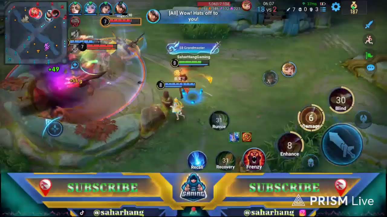 Honor of Kings Live Rank Push Gameplay! #hok