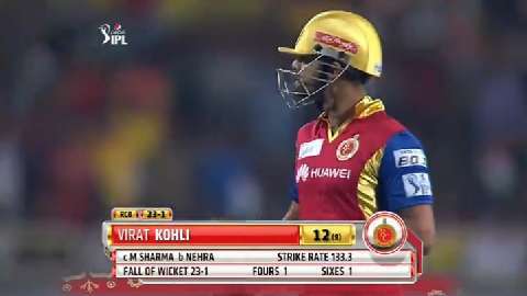 M59: CSK vs RCB – Virat Kohli Wicket