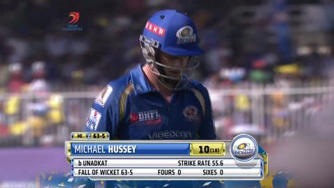 M16: DD vs MI– Fall of Wickets