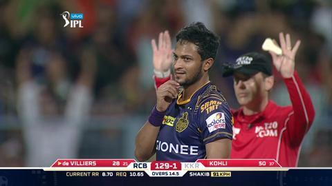 M48: KKR vs RCB – AB de Villiers Six
