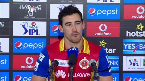 M22: RR vs RCB – Press Conference – Mitchell Starc background