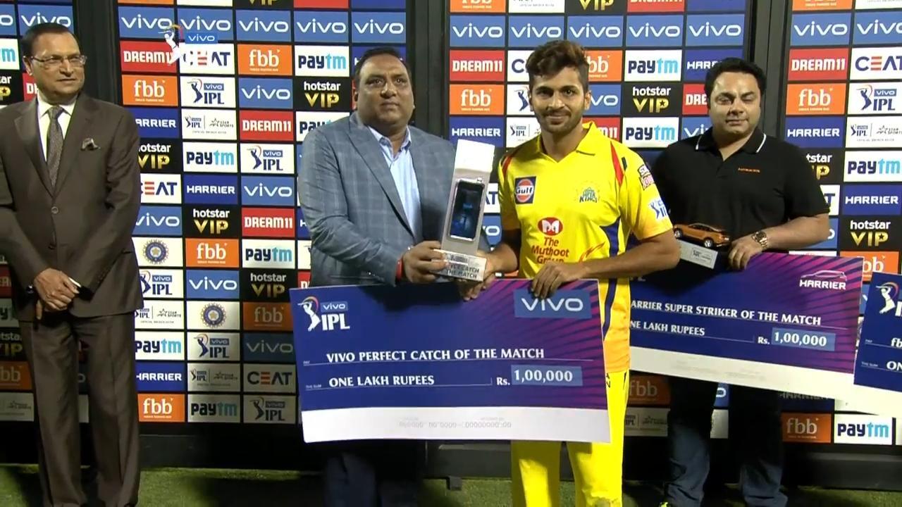 M05: DC vs CSK – VIVO Perfect Catch of the Match – Shardul Thakur