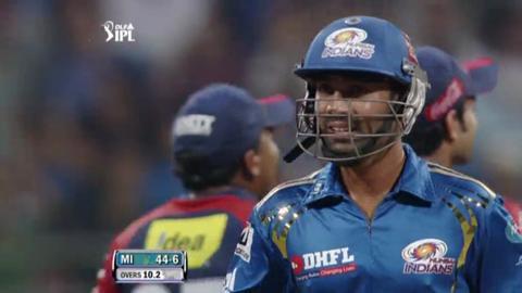 Match 19 DD vs MI – Karthik's Wicket
