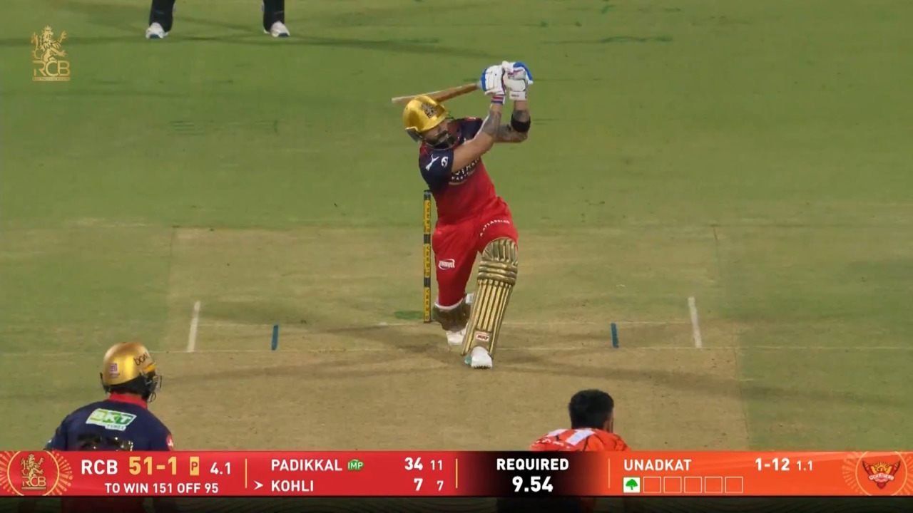 IPL 2026 M01: RCB vs SRH - Virat Kohli Six