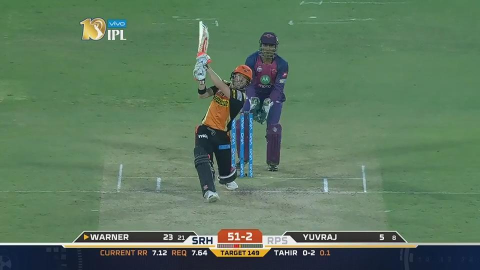 M44: SRH vs RPS – David Warner Six