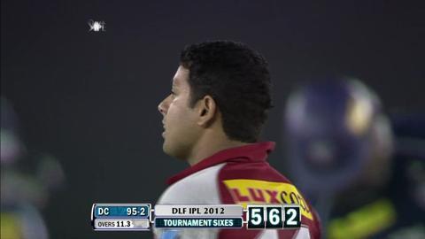 Match 61 KXIP vs DC – Dhawan's 2nd Six