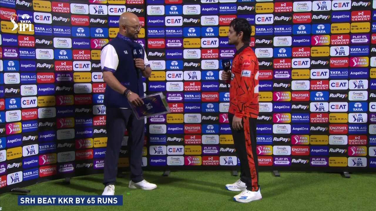IPL 2026 M06: KKR vs SRH - Post Match Presentation