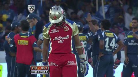 Match 71 DC vs RCB – Dilshan's Wicket