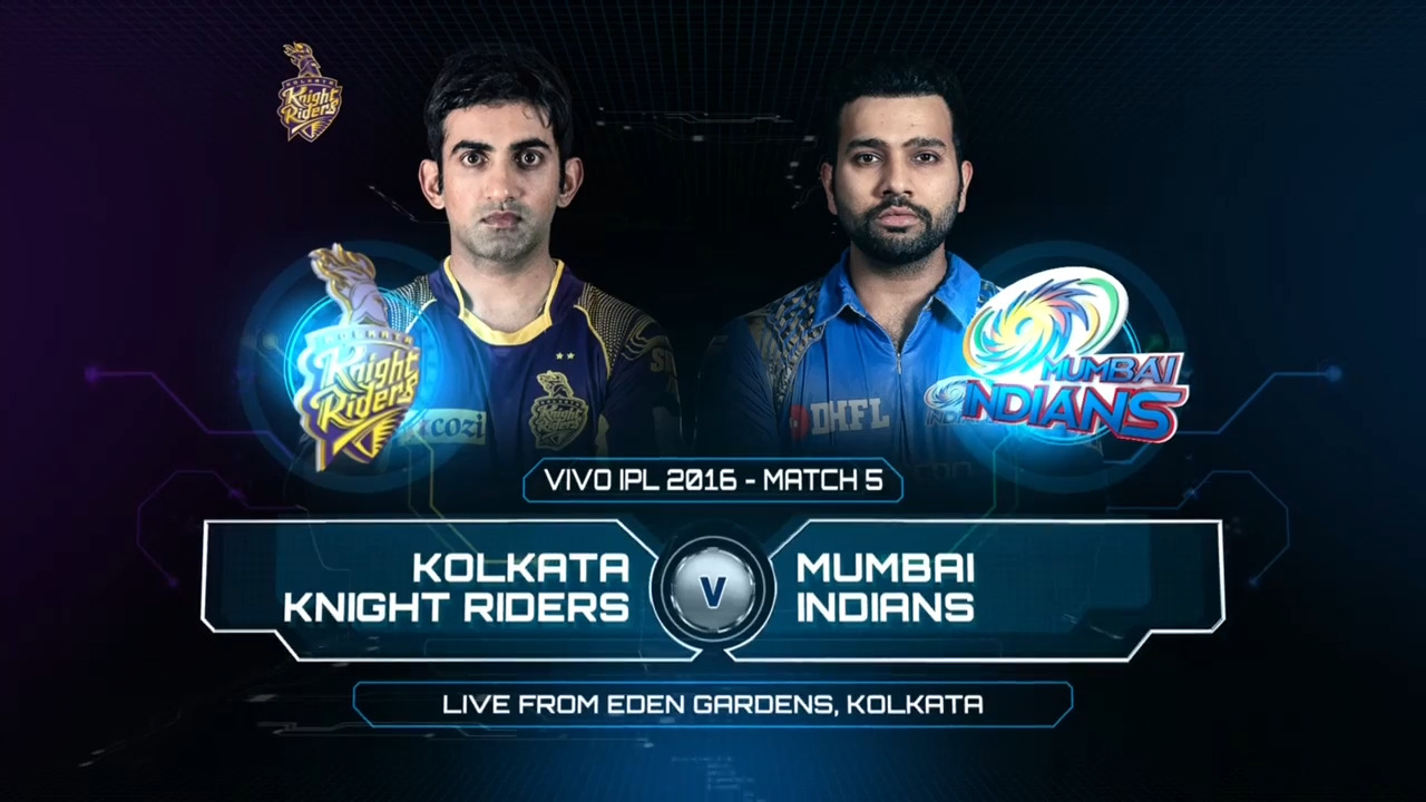 IPL 2016 M05: KKR vs MI – Match Highlights