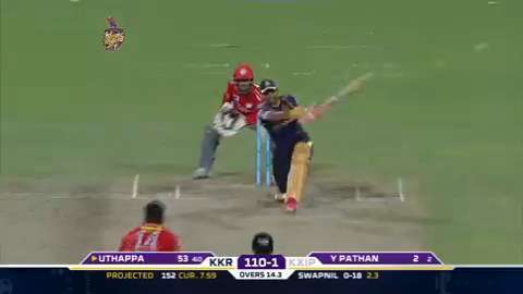 M32: KKR vs KXIP – Super Sixes background