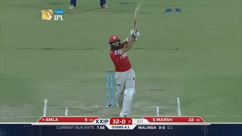 M22: KXIP vs MI – Hashim Amla Six