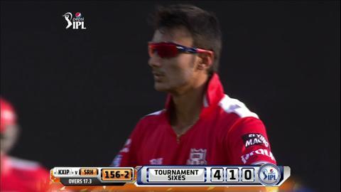 M39: SRH vs KXIP – David Warner Six