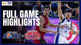 BRGY. GINEBRA vs MERALCO | FULL GAME HIGHLIGHTS | PBA SEASON 50 COMMISSIONER’S CUP