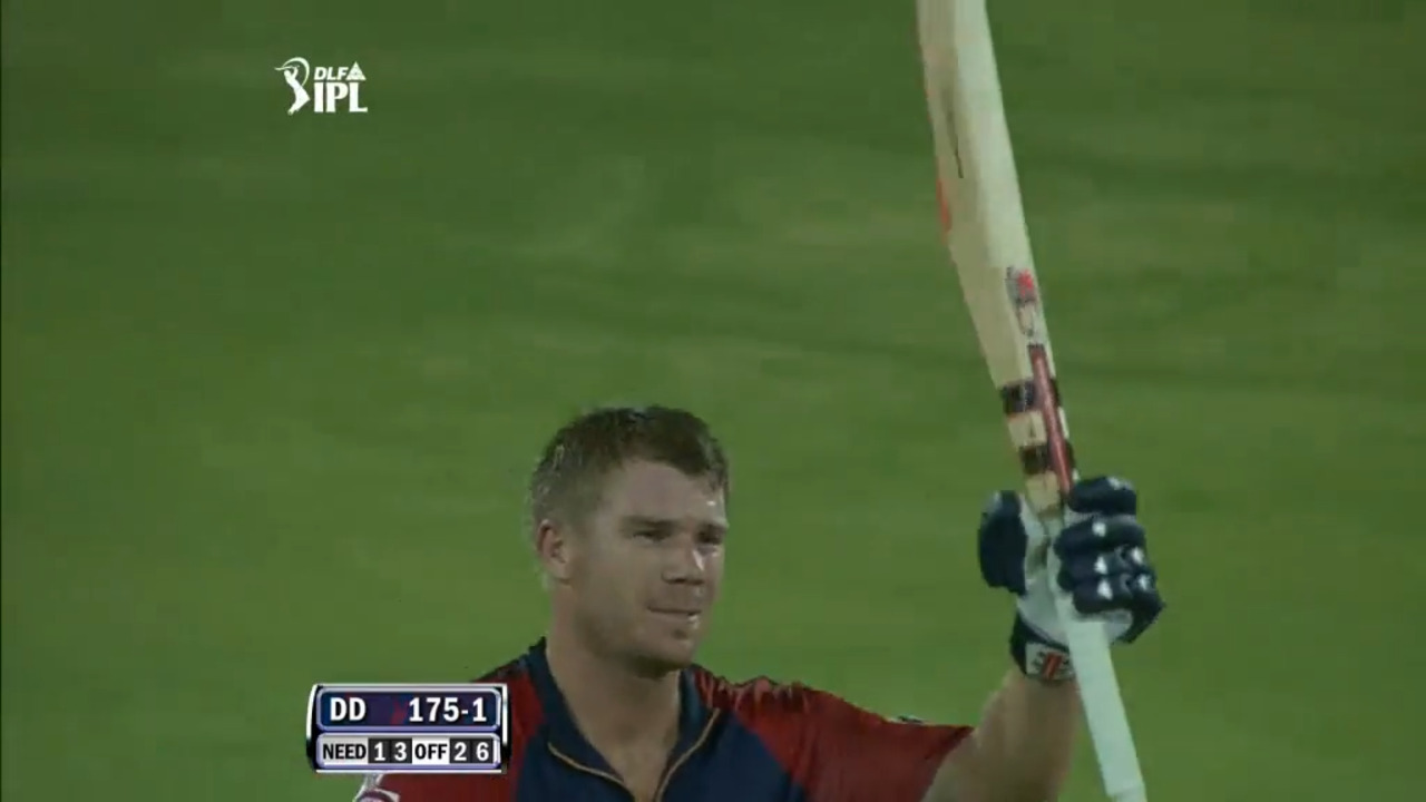 IPL 2012 Match 55 – DC vs DD: David Warner