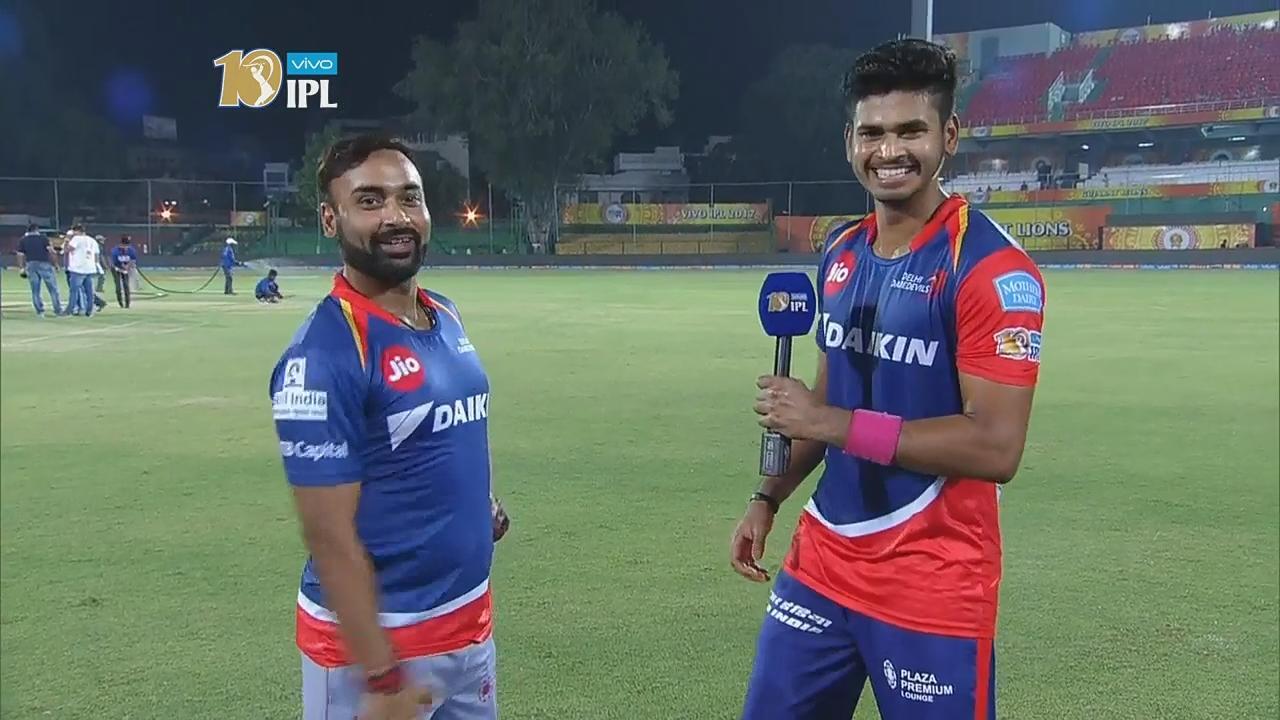 Shreyas Iyer in conversation with Amit Mishra