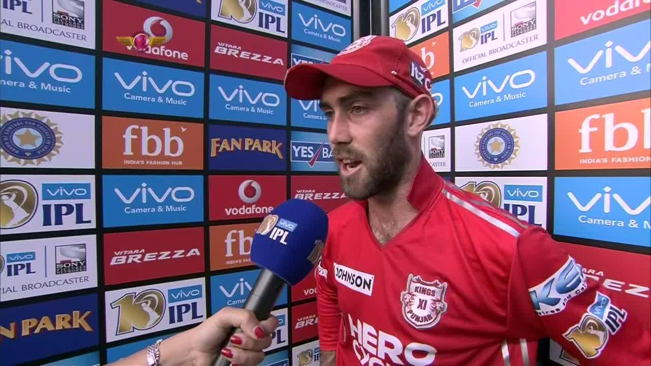 M55: RPS vs KXIP – Glenn Maxwell Interview