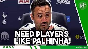 100% want to KEEP Palhinha | Roberto De Zerbi | Spurs vs Leeds