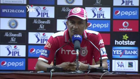 M40: RCB vs KXIP – Press Conference – Sanjay Bangar background