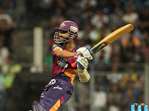 M1: MI vs RPS – Man Of The Match – Ajinkya Rahane background