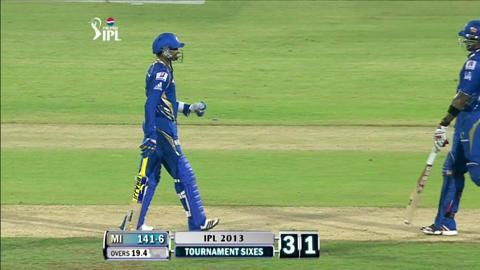 M5: CSK vs MI – Harbhajan Singh Six