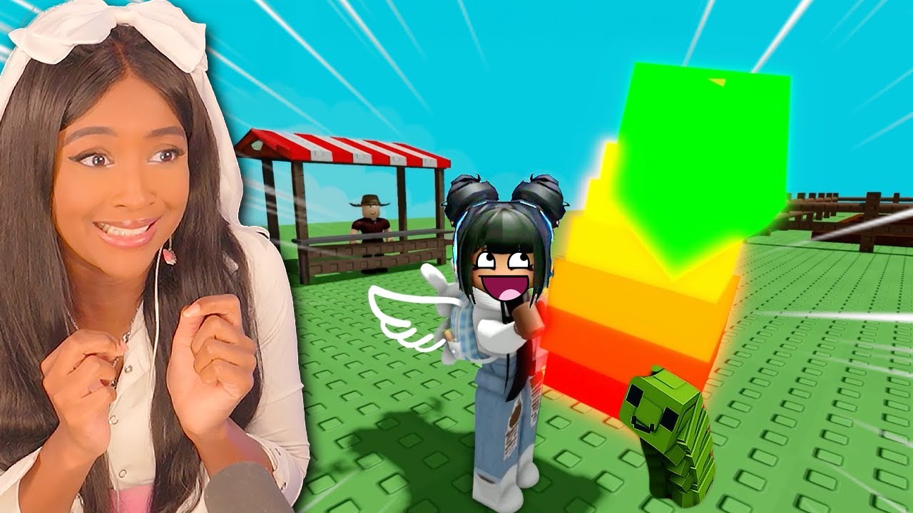 Finally Playing Grow a Garden!! background