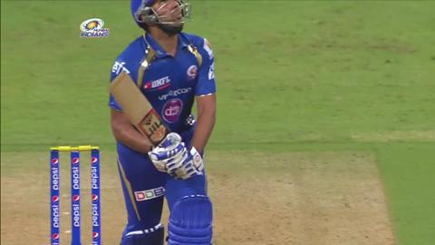 M22: MI vs KXIP– Rohit Sharma Wicket