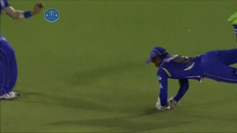 M18: RR vs KXIP – Rajagopal Sathish Wicket