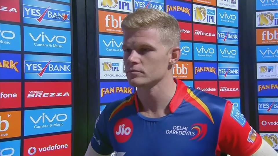 M15: DD vs KXIP – Sam Billings Interview