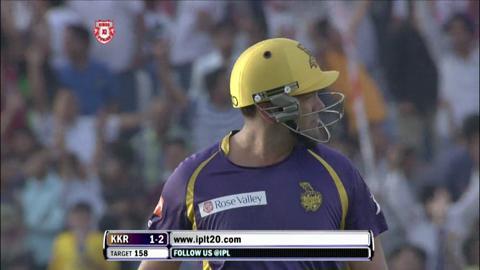 M20: KXIP vs KKR – Jacques Kallis Wicket