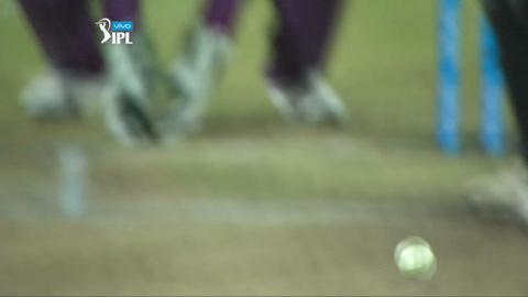 M40: RPS vs SRH – Naman Ojha Wicket background