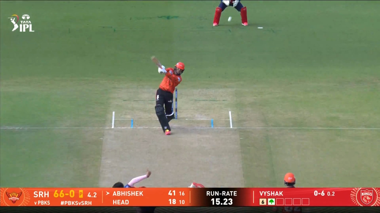 IPL 2026 M17: PBKS vs SRH - Abhishek Sharma Six