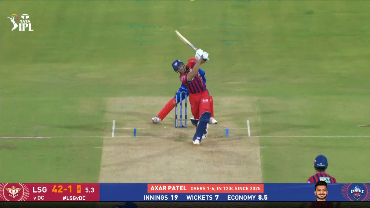 IPL 2026 M05: LSG vs DC - Aiden Markram Six