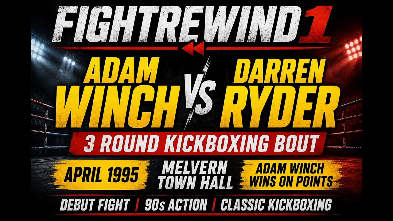 Adam Winch Vs Darren Ryder
