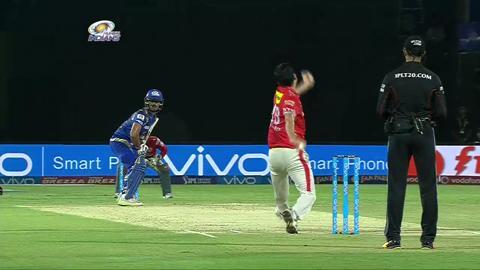 M43: MI vs KXIP – Nitish Rana Six