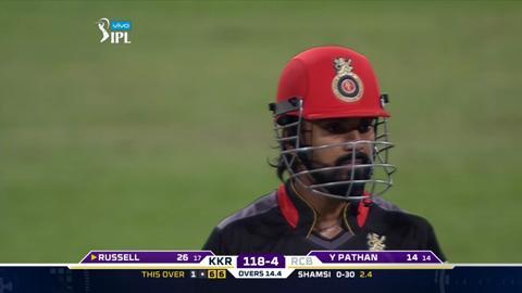 M30: RCB vs KKR – Andre Russell Six