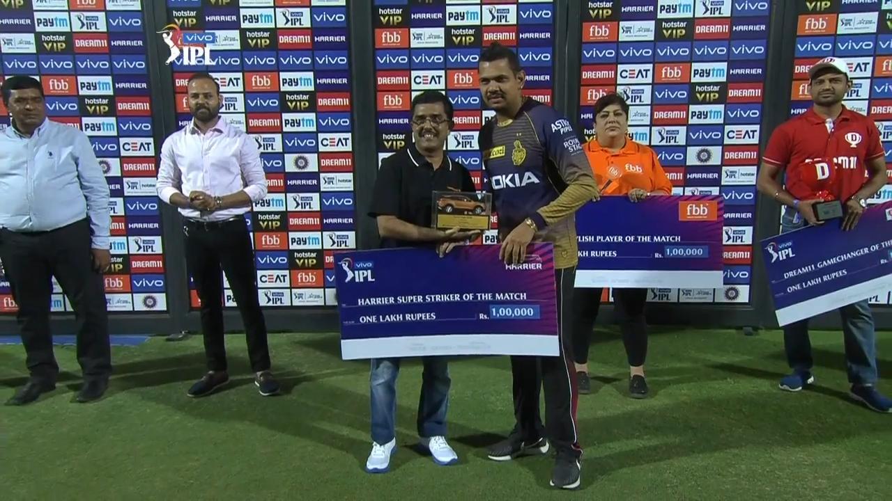M21: RR vs KKR – Harrier Super Striker of the Match – Sunil Narine